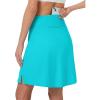 imageFitsT4 Sports Womens 20 Swim Skirt Skort with Pocket High Waisted Modest Swimsuit Bathing Suit BottomsAqua