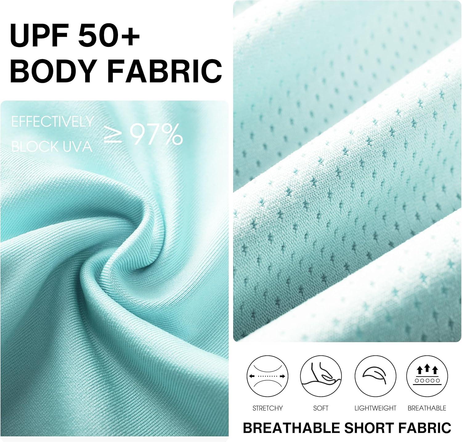 imageFitsT4 Sports Girls Golf Skirt Adjustable Waist Active Tennis Skort UPF50Lake Green