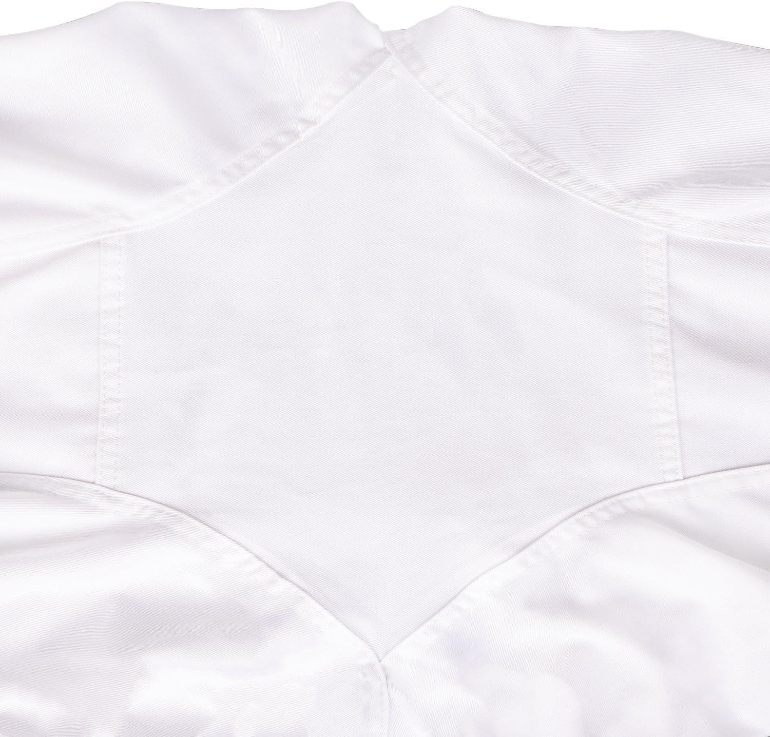 imageFitsT4 Sports Karate Pants 8oz Middleweight Elastic Waist Martial Arts Pants Perfect for Training or Competition 0005White