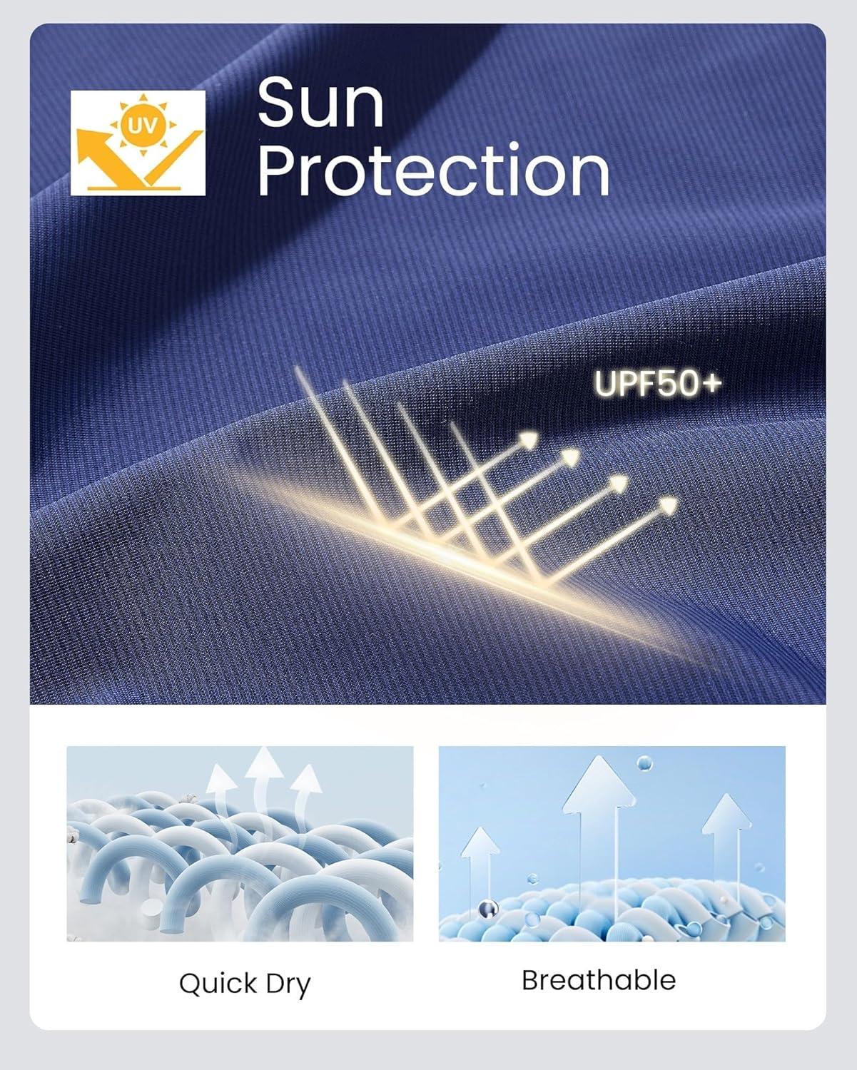 imageFitsT4 Sports Womens 20 High Waisted Swim Skirt Skort Quick Dry Swimsuit Bikini Bottoms with PocketsNavy