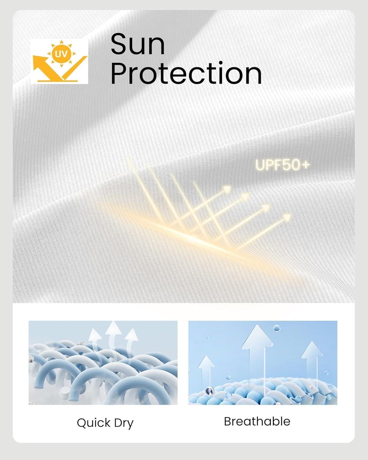 imageFitsT4 Sports Womens 20 High Waisted Swim Skirt Skort Quick Dry Swimsuit Bikini Bottoms with PocketsWhite