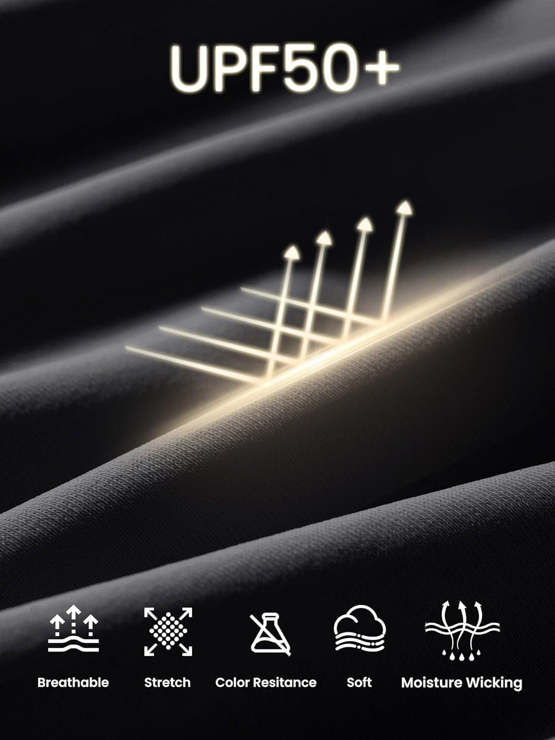 imageFitsT4 Sports Womens 20quot Long Swim Skirt Modest Beach Skorts with Pockets Tummy Control Swim Bottoms High Waisted SwimsuitBlack