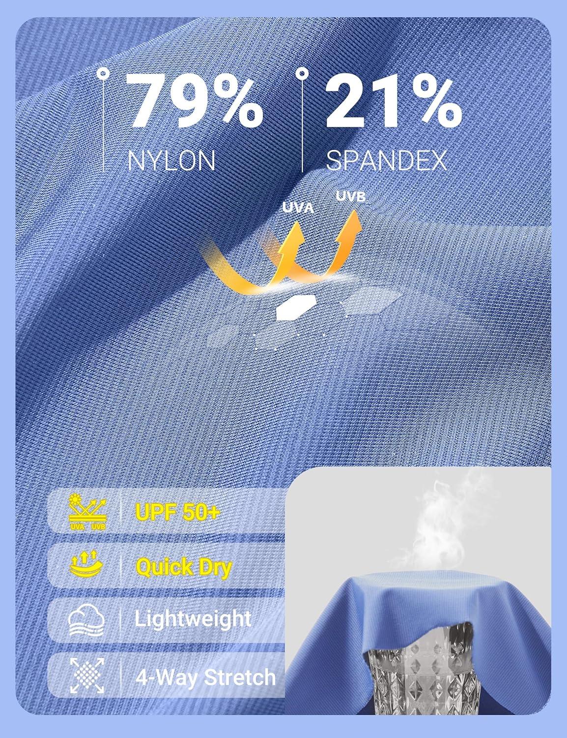 imageFitsT4 Sports Womens Swim Capris Pants 18quot Quick Dry UPF 50 Beach Modest Swimsuits Bottoms with Mesh PocketsBlue