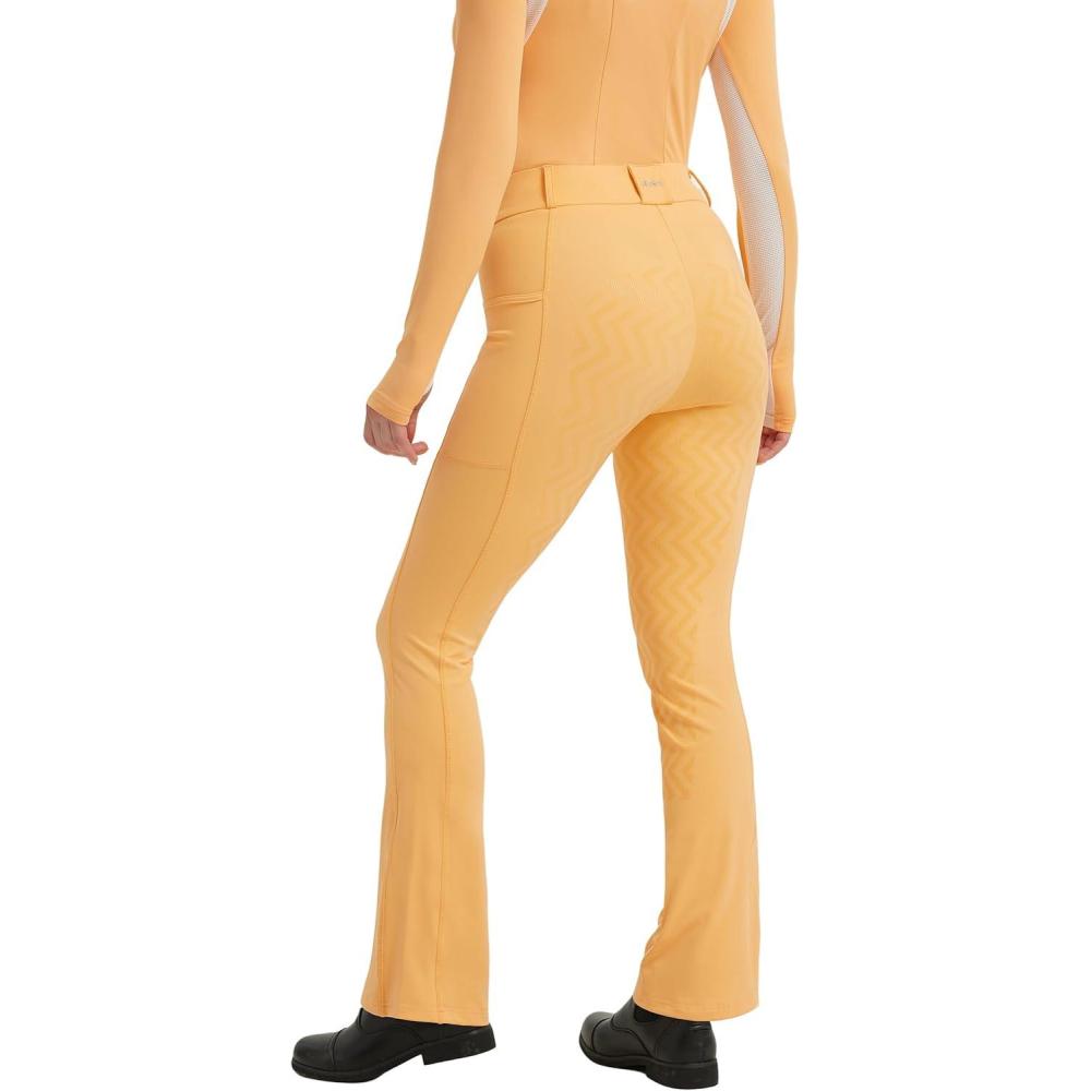 imageFitsT4 Sports Womens Bootcut Riding Breeches Full Seat Equestrian Pants Summer Riding Tights for WomenPeach Cobbler