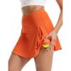 imageFitsT4 Sports 16quot Tennis Golf Skorts Skirts for Women 4 Pockets UPF50 High Waisted Athletic Casual Workout Running Skirt