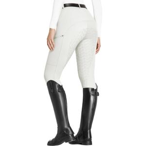 FitsT4 Sports Women’s Full Seat Riding Tights with Zipper Pockets Horseback Riding Pants Equestrian Breeches for Women(White)