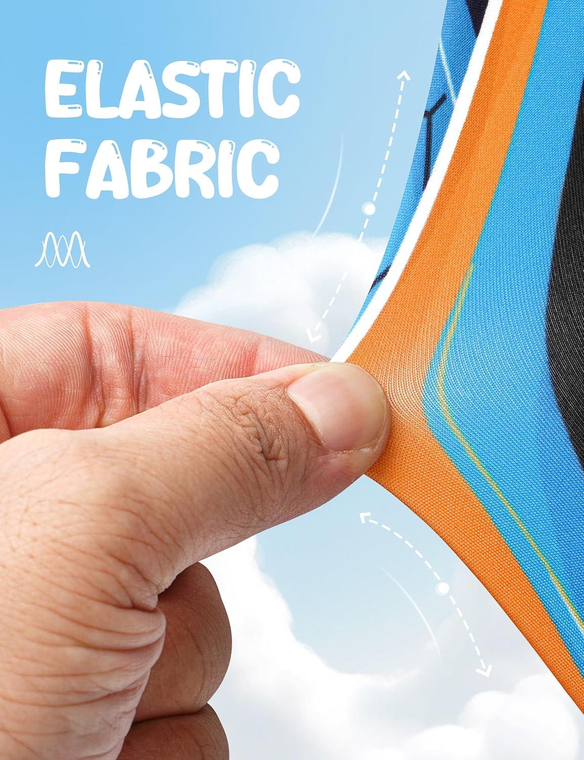 imageFitsT4 Sports Kids Cycling Bike Shorts Boys Girls Printed Biking Shorts with PocketsBlueOrange