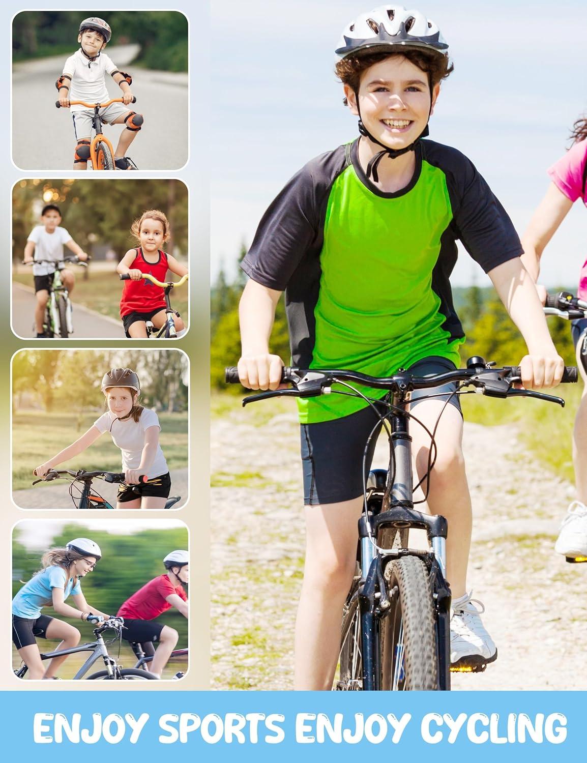 imageFitsT4 Sports Kids Cycling Bike Shorts Boys Girls Printed Biking Shorts with PocketsPink