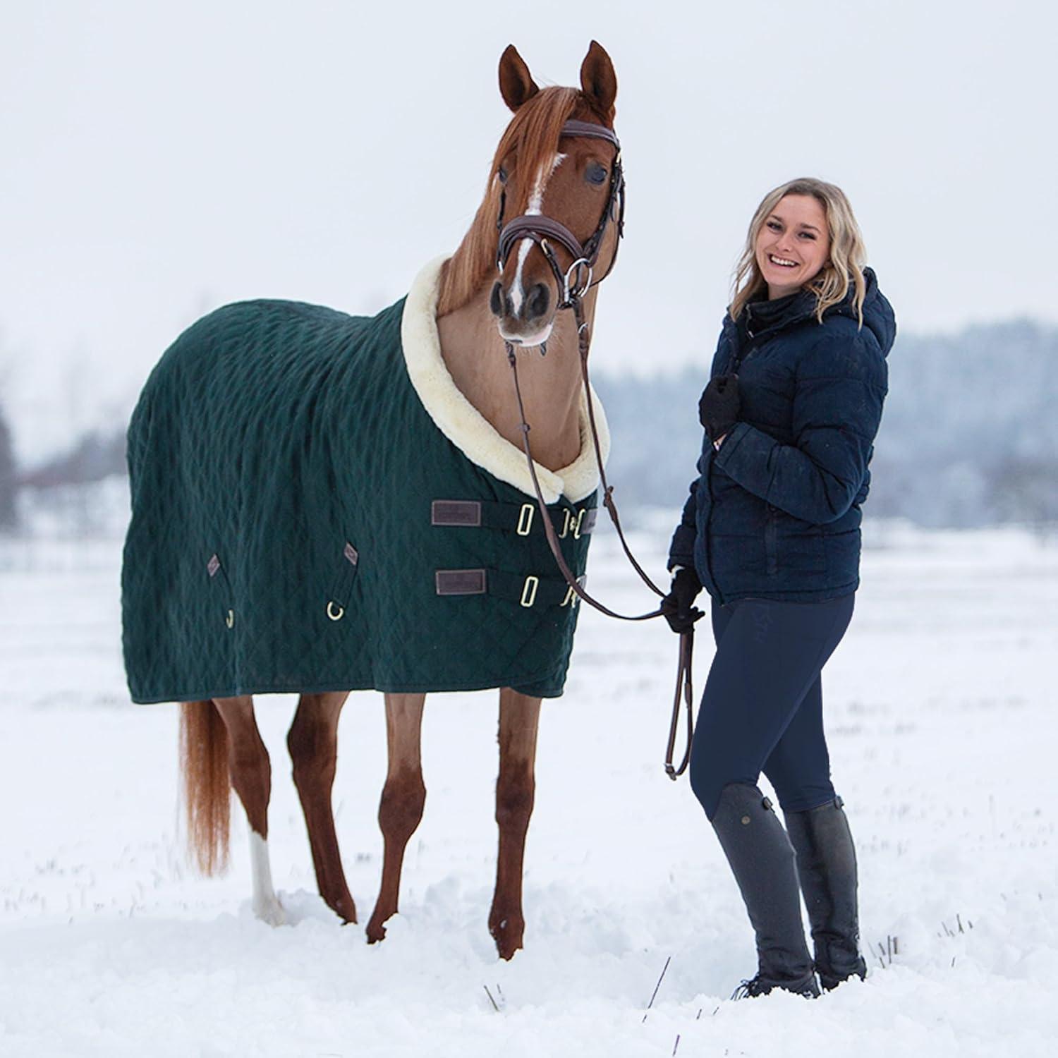 imageFitsT4 Sports Womens Winter Riding Breeches Fleece Lined Horse Riding Pants Tights Full Seat Silicone Equestrian BreechesDark Blue