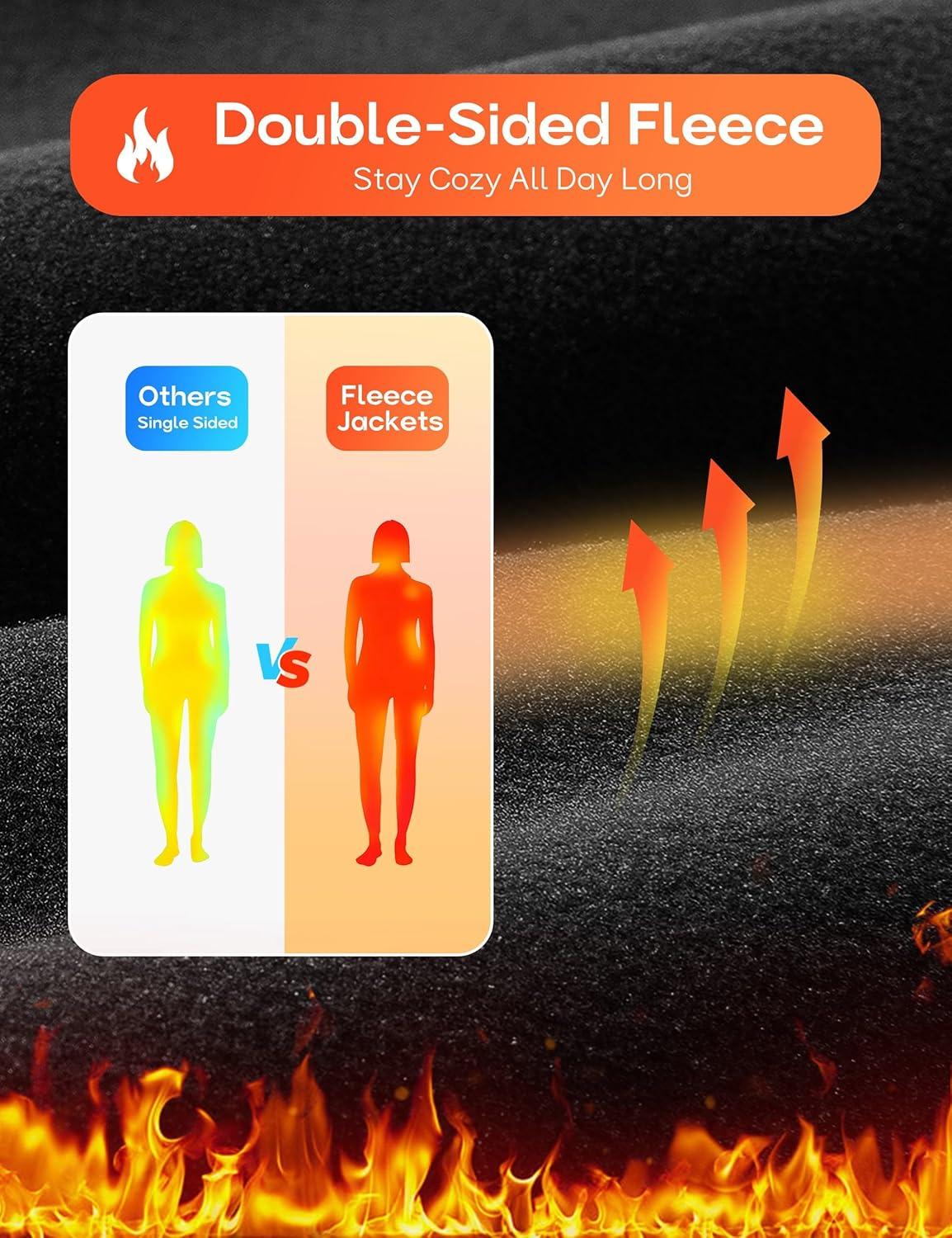 imageFitsT4 Sports Girls Fleece Horse Riding Jackets Hoodie Kids Equestrian Shirts Full Zip Up Long Sleeve Thumbholes for WinterBlack