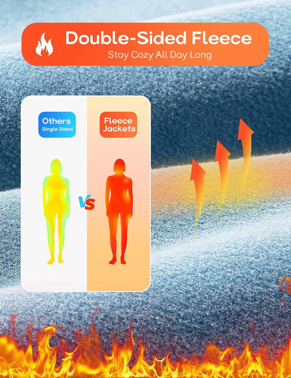 imageFitsT4 Sports Girls Fleece Horse Riding Jackets Hoodie Kids Equestrian Shirts Full Zip Up Long Sleeve Thumbholes for WinterBlue