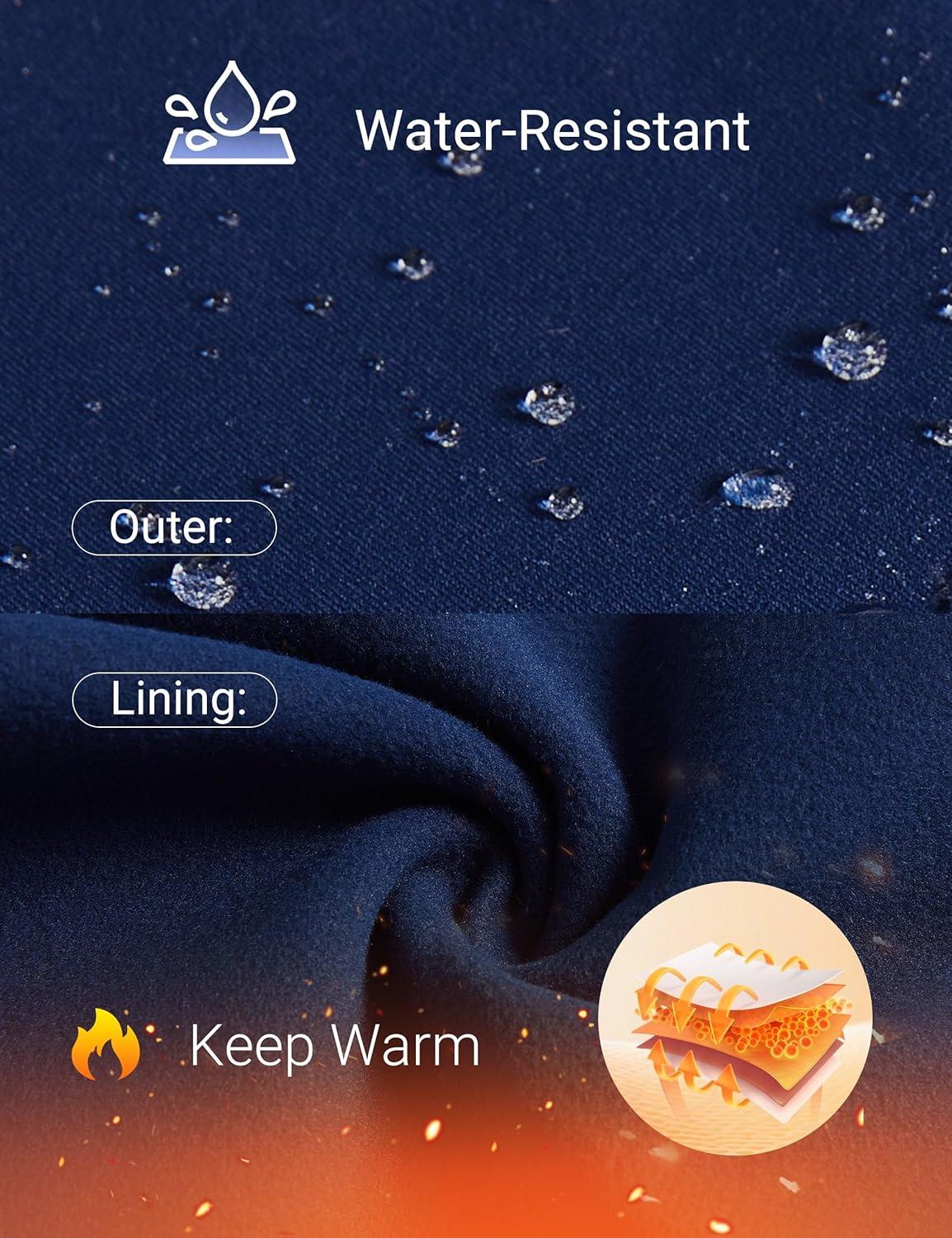 imageFitsT4 Sports Girls Fleece Horse Riding Pants Bootcut Winter Full Seat Riding Tights Kids Equestrian Breeches PocketsNavy