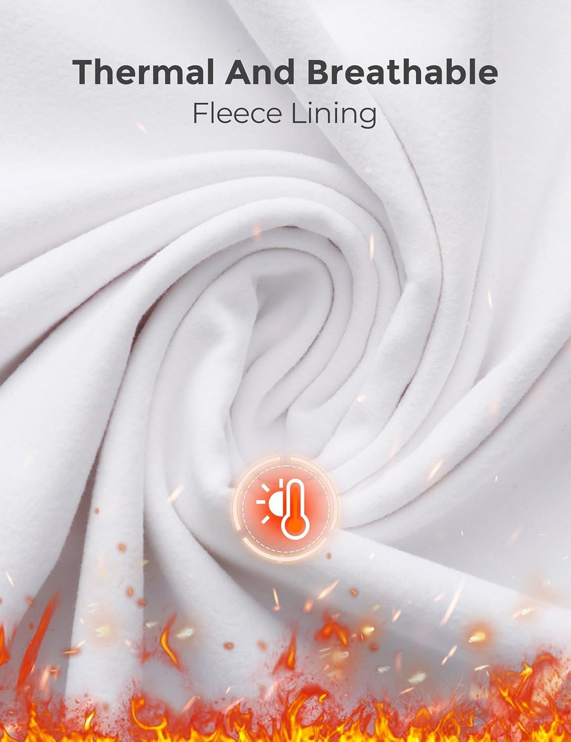 imageFitsT4 Sports Womens Equestrian Riding Shirts Long Sleeve Fleece Lined Horse FullZip Winter Thermal JacketsWhite