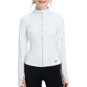 FitsT4 Sports Girls Fleece Equestrian Shirt Horse Riding Jacket Fall Winter Warm Horseback Riding Shirts Athletic Outwear(White)