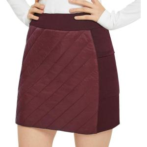 FitsT4 Sports Women’s Puffer Skirts Lightweight Quilted Sport Skorts Insulated Warm Snow Skirts Hiking Running Golf