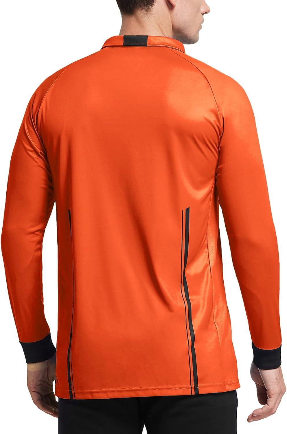 image:imageFitsT4 Sports Mens Pro Soccer Referee Jersey Long Sleeve Ref ShirtOrange