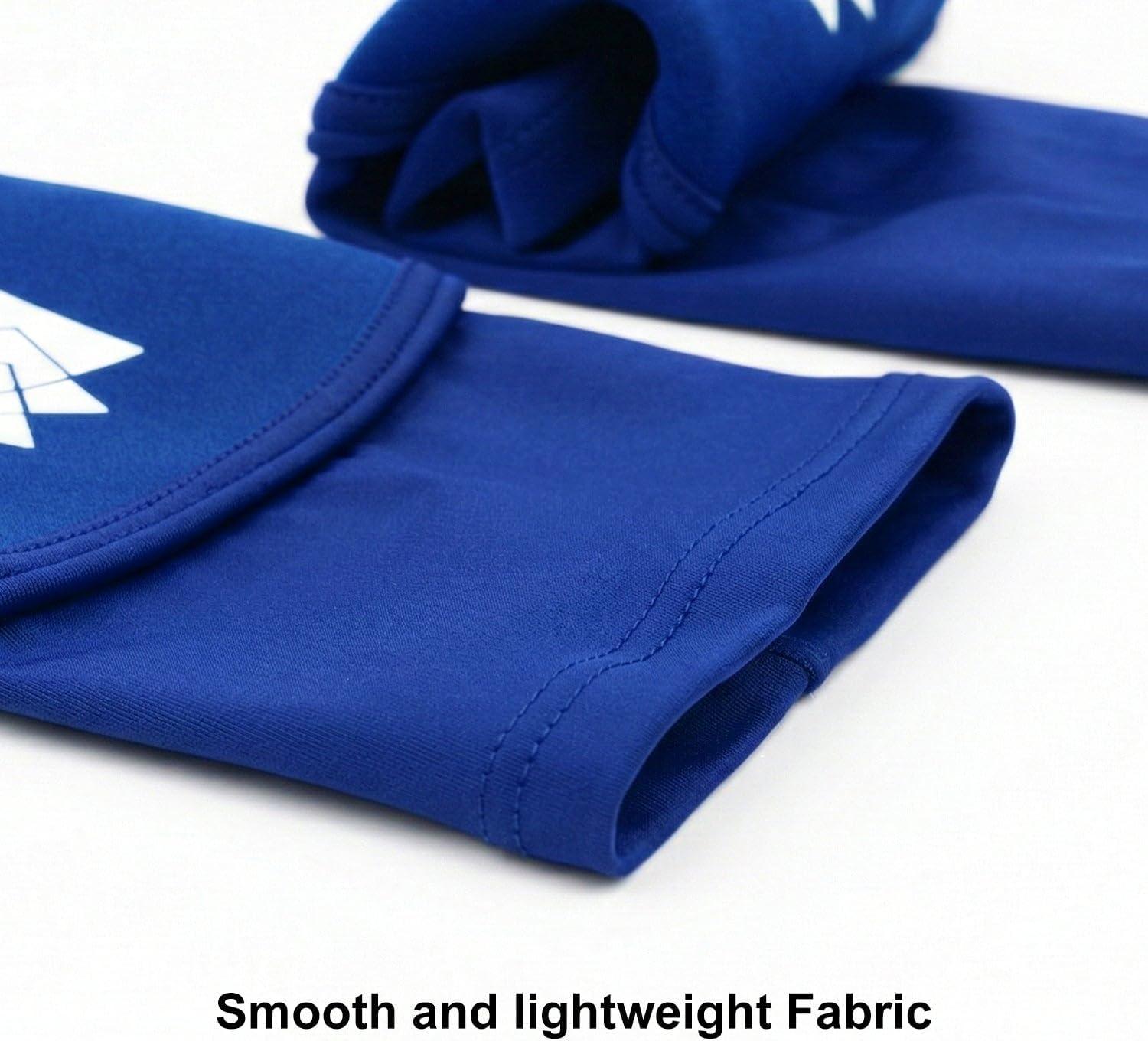image:imageFitsT4 Sports Volleyball Arm Sleeves for Girls Passing Forearm Sleeves with Protection Pads and Thumbhole for YouthRoyal Blue