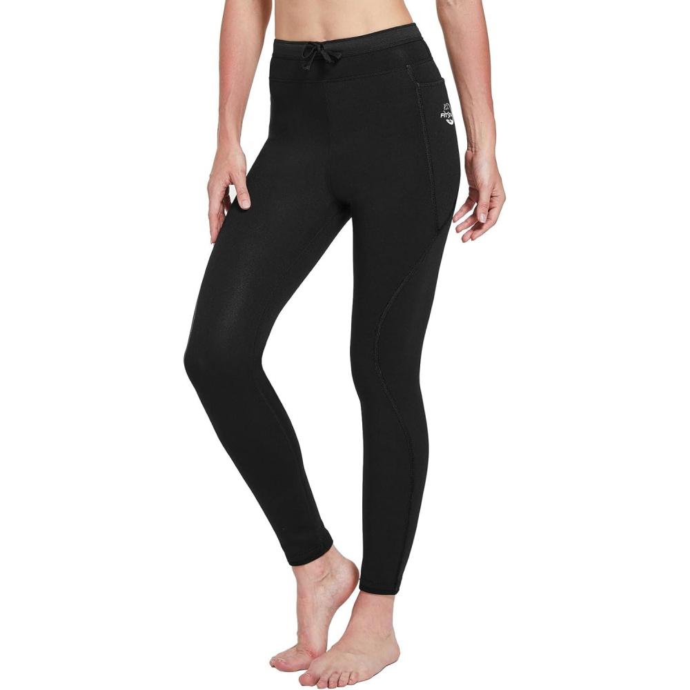 image:imageFitsT4 Wetsuit Pants Womens 25mm Neoprene Surf Pants Keep Warm for Water Aerobics Diving Surfing Swimming Snorkeling Canoeing Paddling Kayaking
