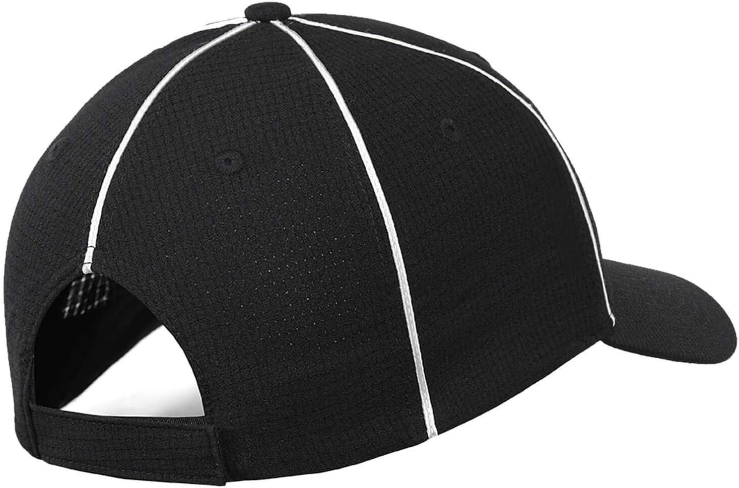 image:imageFitsT4 Referee Hat Black with White Stripes Official Cap Great for Football Refs Umpires Judges amp Uniforms
