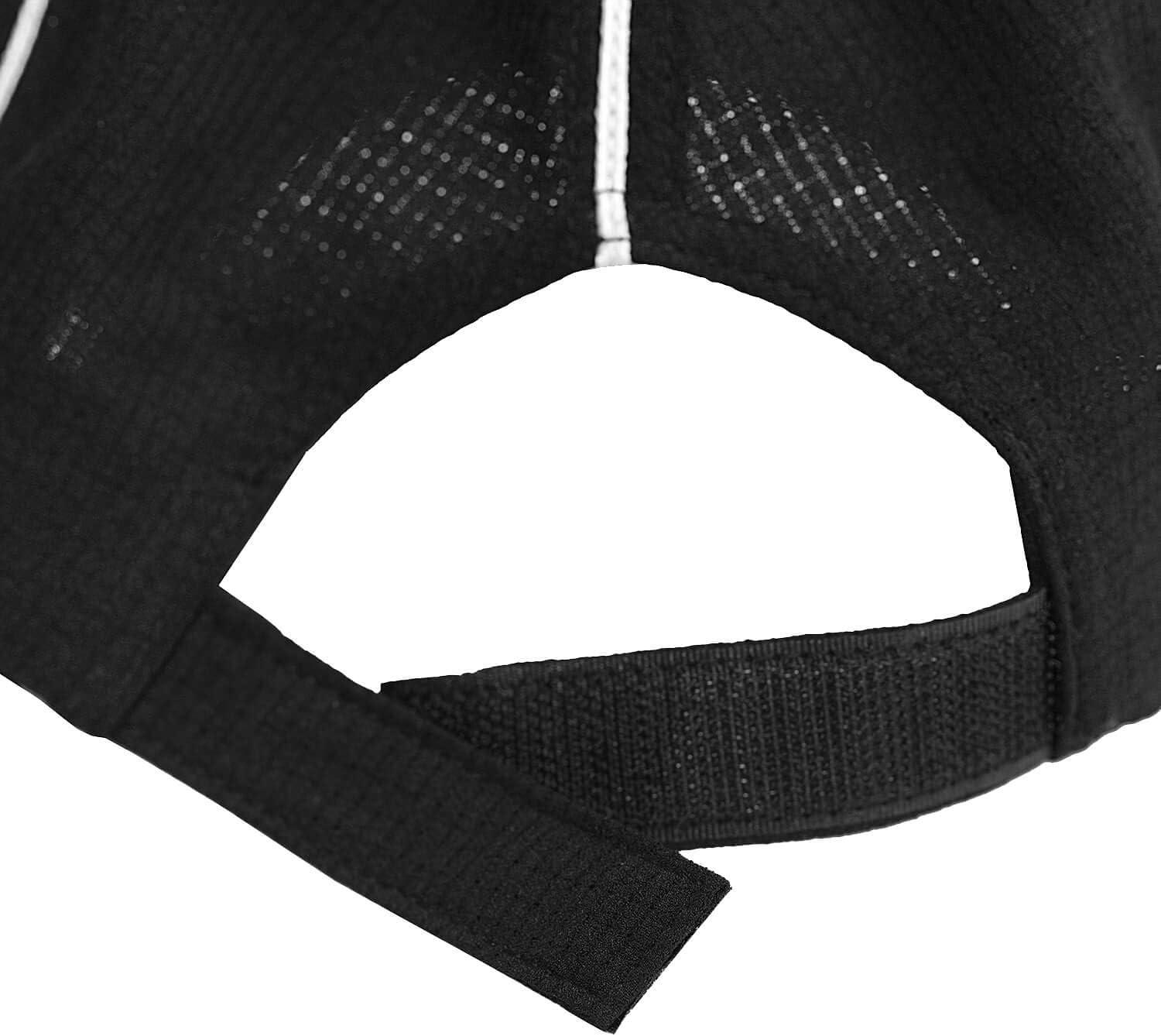 image:imageFitsT4 Referee Hat Black with White Stripes Official Cap Great for Football Refs Umpires Judges amp Uniforms