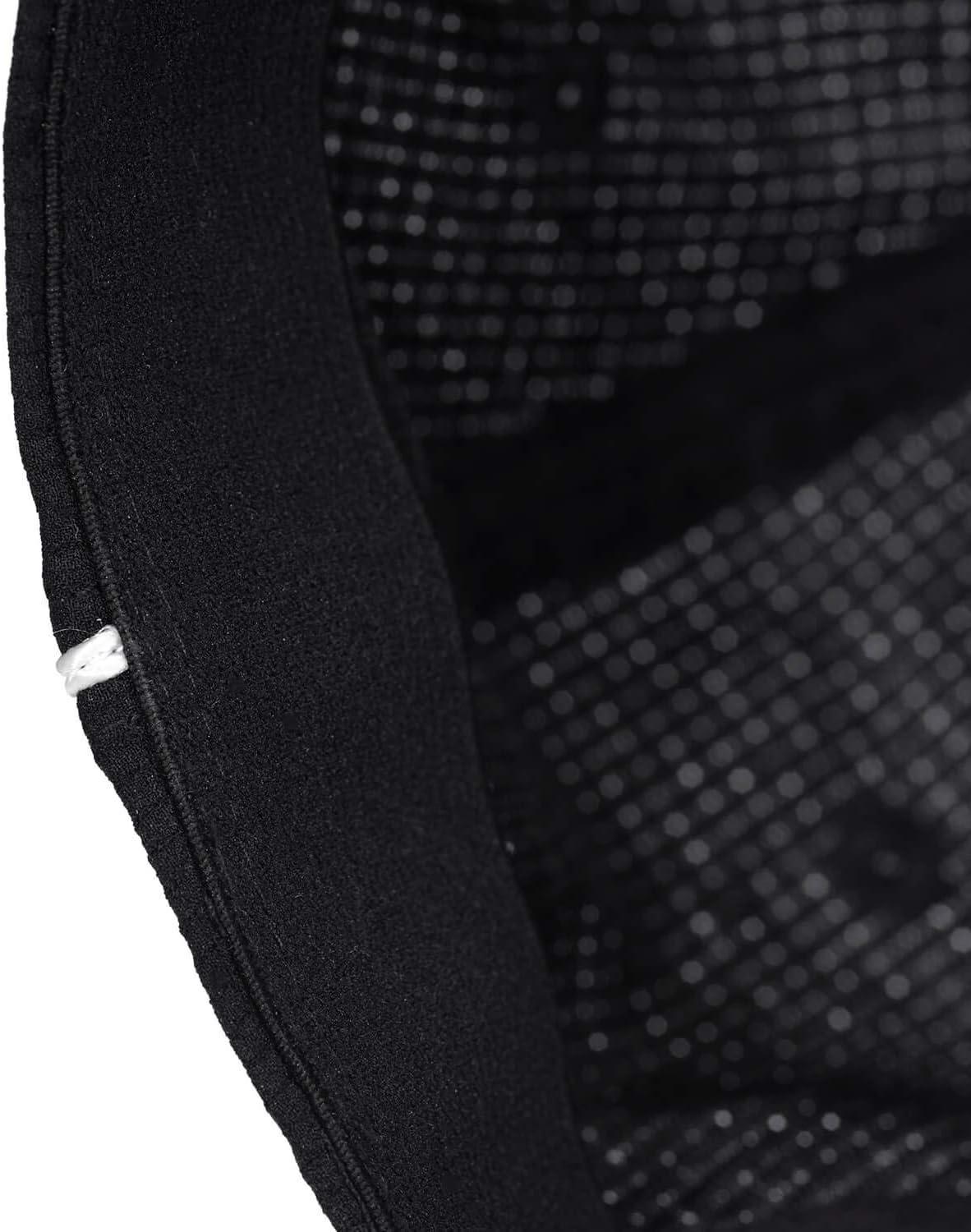 image:imageFitsT4 Referee Hat Black with White Stripes Official Cap Great for Football Refs Umpires Judges amp Uniforms