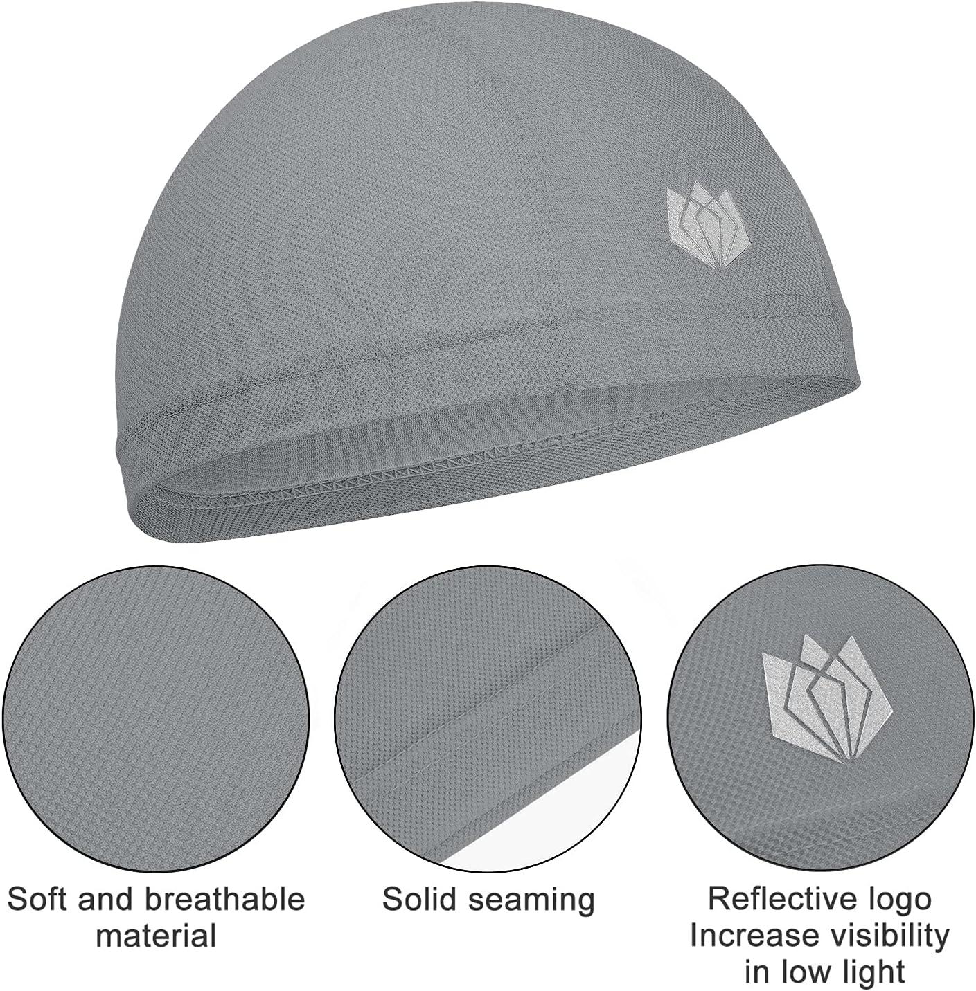 image:imageFitsT4 Sports Active Sweat Wicking Bike Helmet Liner Cycling Skull Cap
