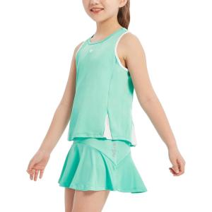 FitsT4 Girls Tennis Golf Dress Outfit Kids Tennis Skort and Tank Set Active Sports Dress with Shorts