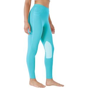 FitsT4 Sports Kids Horse Riding Tights Performance Knee Patch Pull On Equestrian Schooling Riding Pants