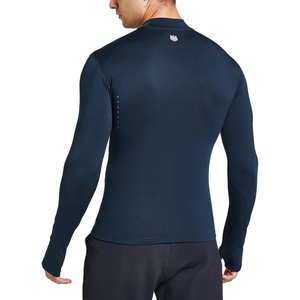 FitsT4 Sports Men’s Thermal Shirt Fleece Lined Mock Neck Base Layer Tops